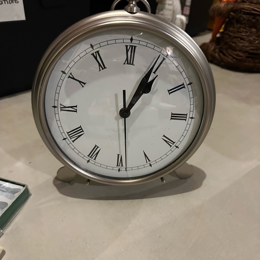 Pottery Barn Pocketwatch clock with easel